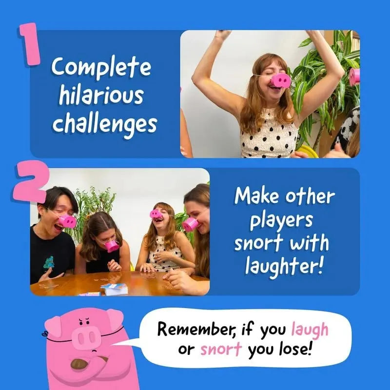 Pigsniff – Das Spiel, bei dem Lachen verboten ist