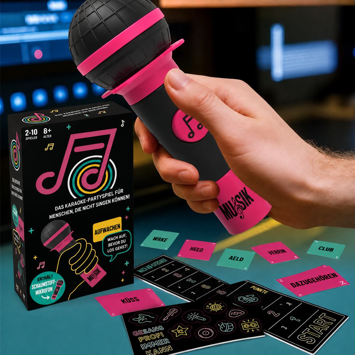 Musikmikrofon-Spiel – das Spiel, bei dem alle anfangen zu singen 🎤