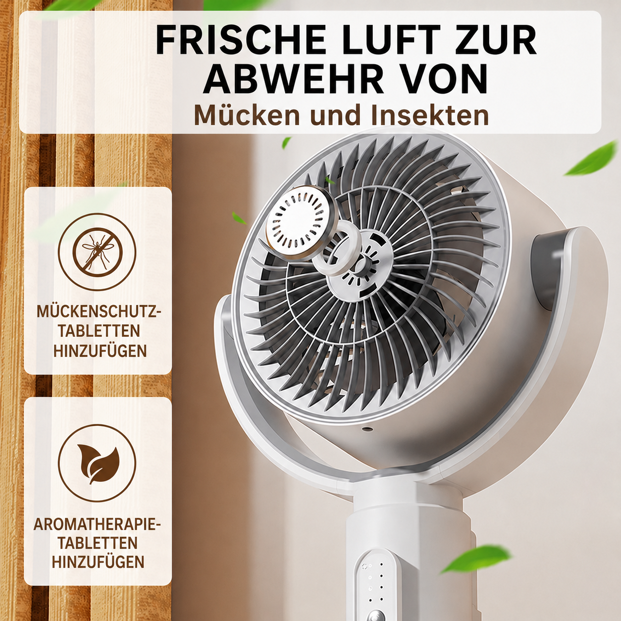 Motorisierter Standventilator