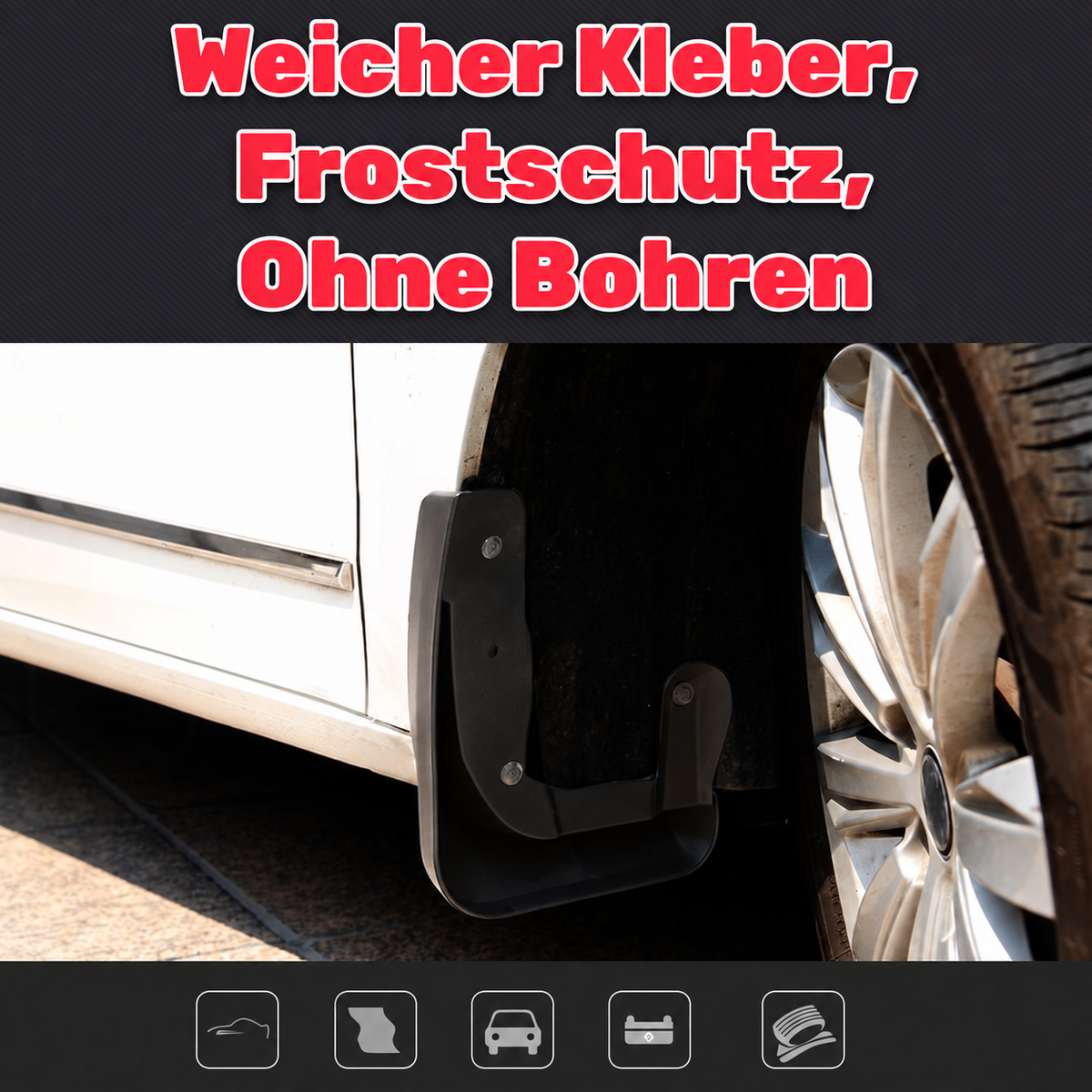 Auto-Logo-Schmutzfänger – 4 Stück