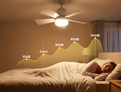 2-in-1 Deckenventilator mit Fernbedienung