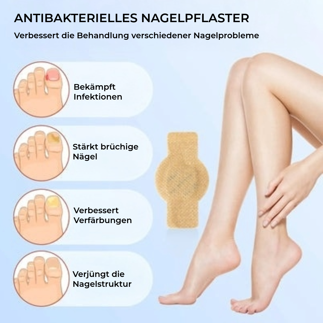 FungalPatch - Antibakterielles Antimykotisches Patch- und Nagelpflege-Set