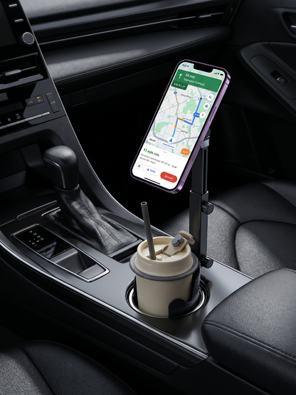 Handyhalterung für den Getränkehalter im Auto