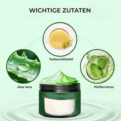 Feuchtigkeitscreme für die Füße mit Teebaumöl und Aloe Vera