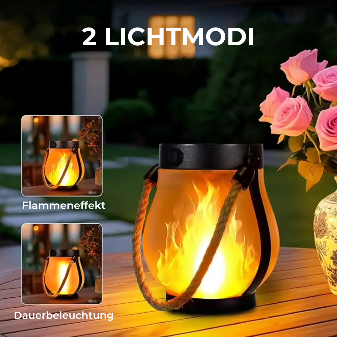 Solar Flammen Laterne