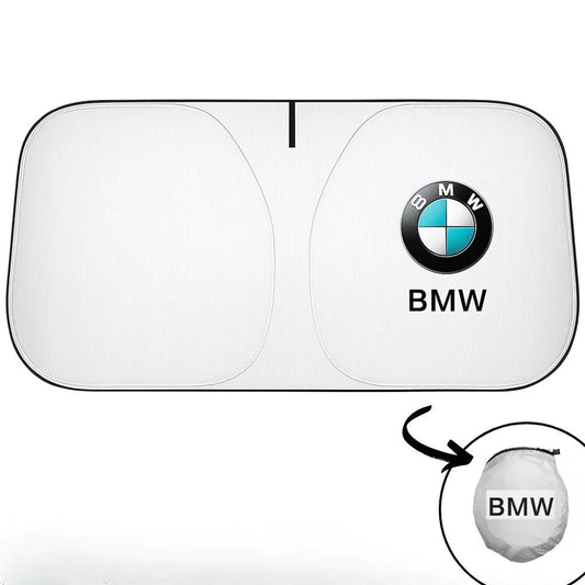 Faltbares Sonnenschutz mit Auto-Logo