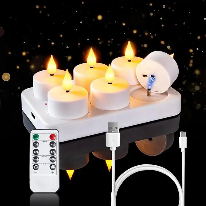 Wiederaufladbare LED-Kerzen