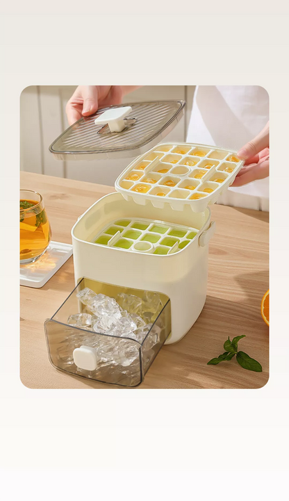 Eiswürfelform mit Deckel