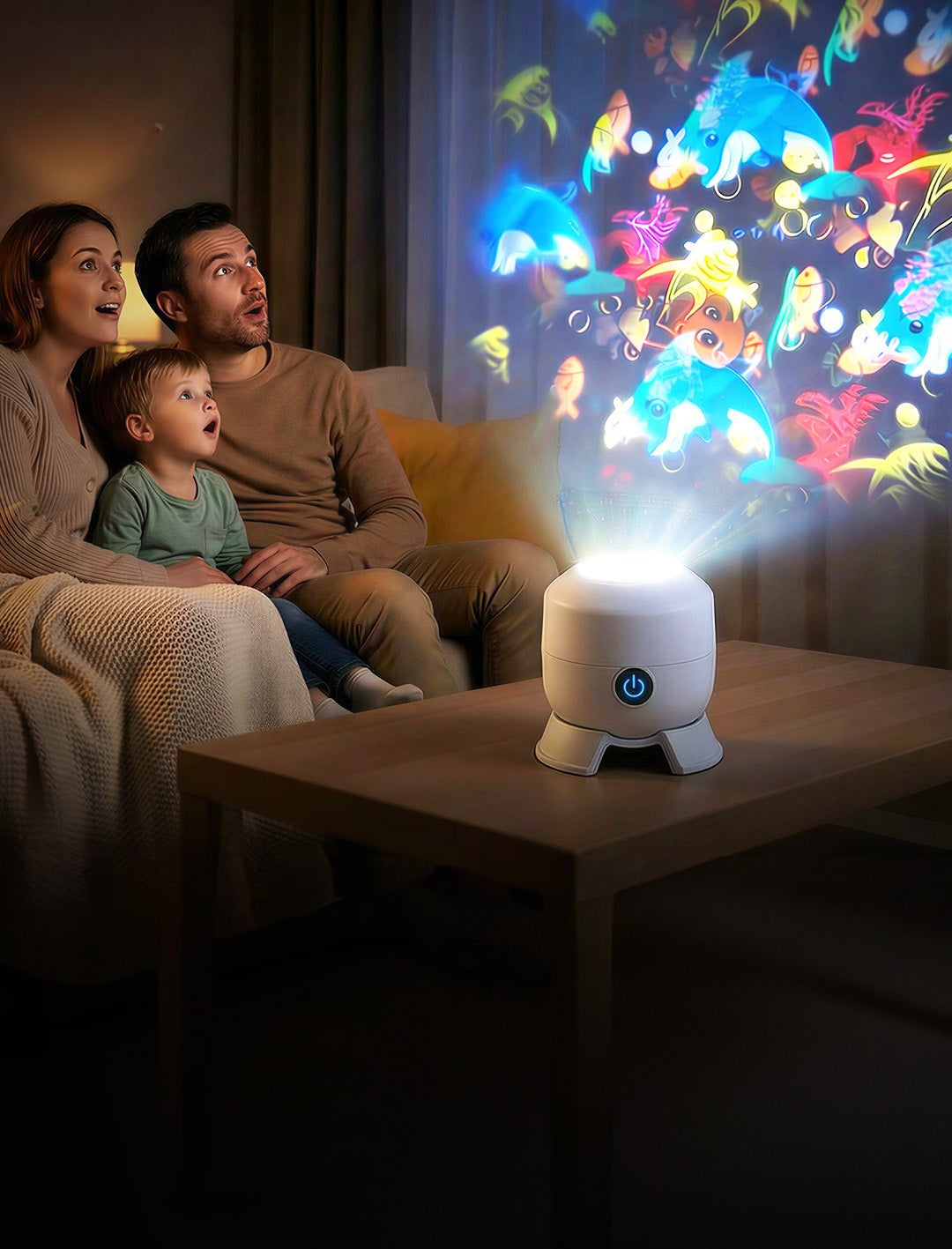 Dynamisch Rotierender LED-Projektor