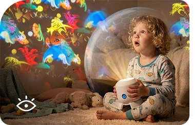 Dynamisch Rotierender LED-Projektor