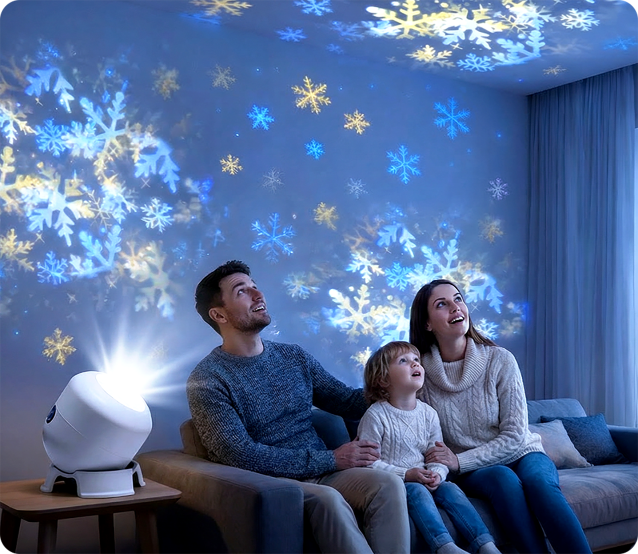 Dynamisch Rotierender LED-Projektor