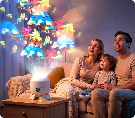 Dynamisch Rotierender LED-Projektor
