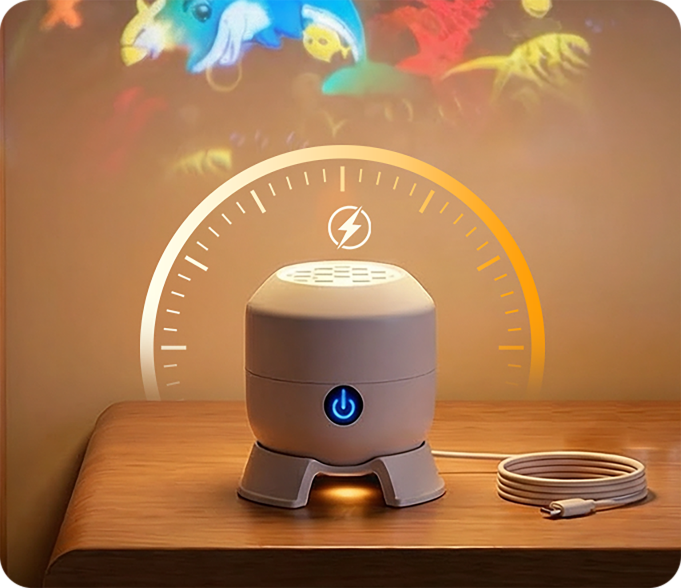 Dynamisch Rotierender LED-Projektor