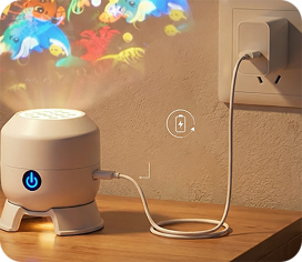 Dynamisch Rotierender LED-Projektor