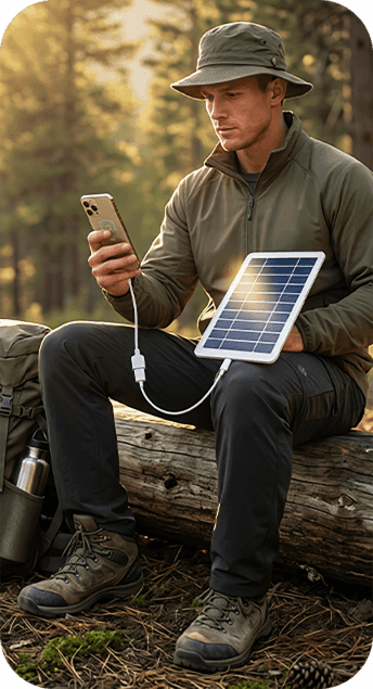 Tragbares Solarladegerät