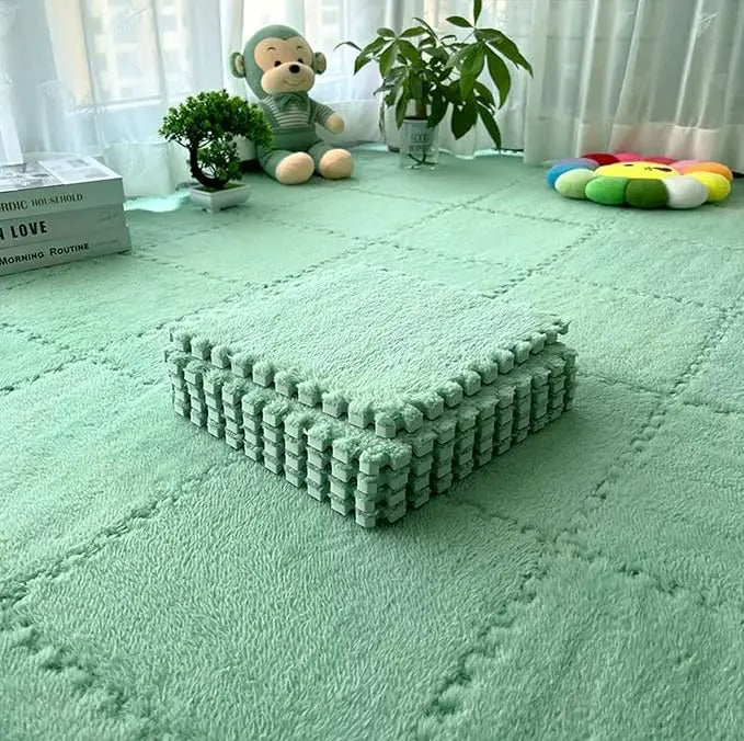 SoftStep PlayTiles – Weiche, modulare Bodenfliesen für sicheres Spielen und ein stilvolles Zuhause. (10er-Pack)