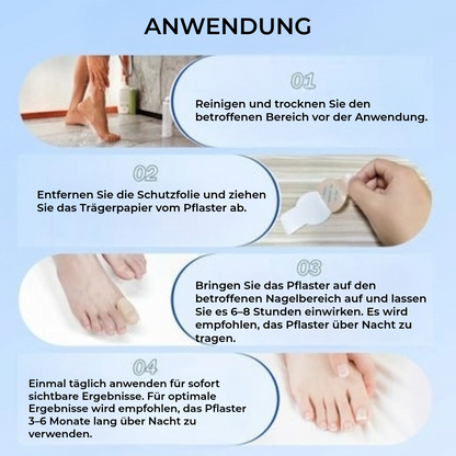 FungalPatch - Antibakterielles Antimykotisches Patch- und Nagelpflege-Set