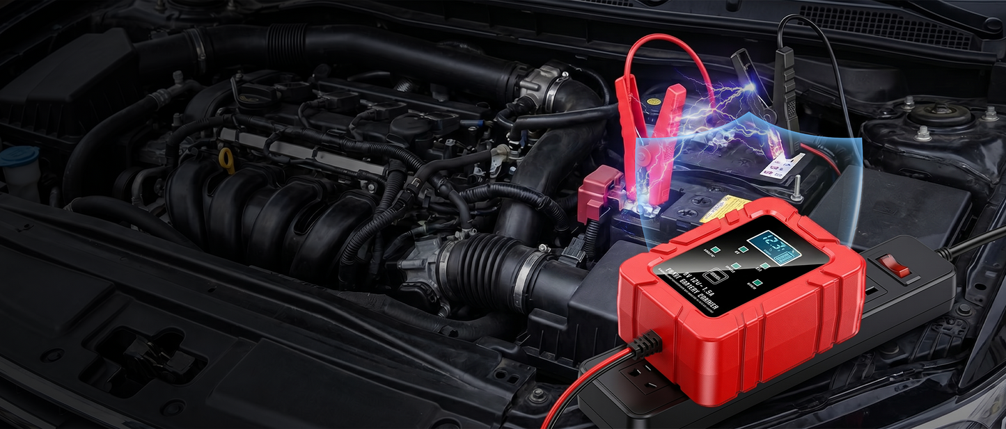 Intelligentes Batterieladegerät für optimale Batterieleistung