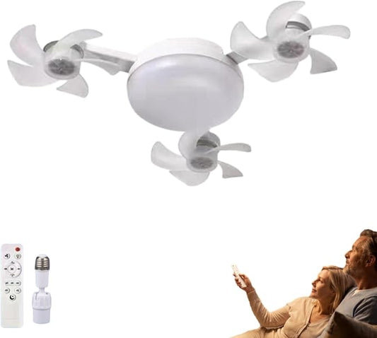 BreezeFlow – Deckenventilator mit LED-Beleuchtung und Fernbedienung