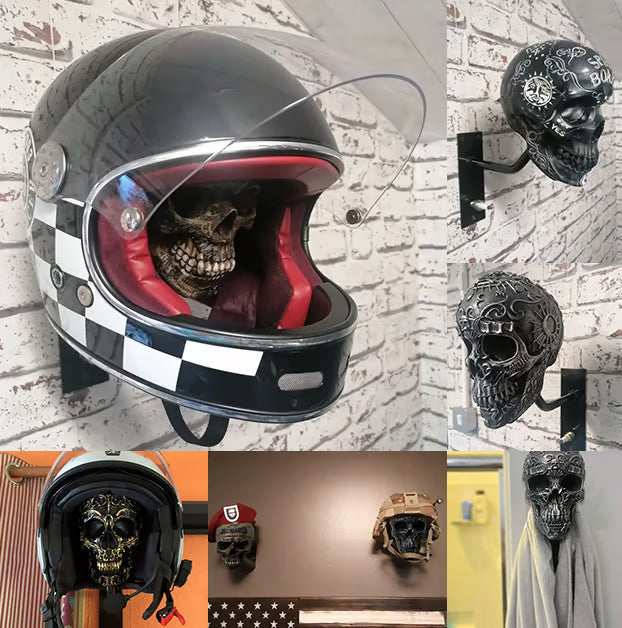 SkullHook – Halter für Helm und Jacke