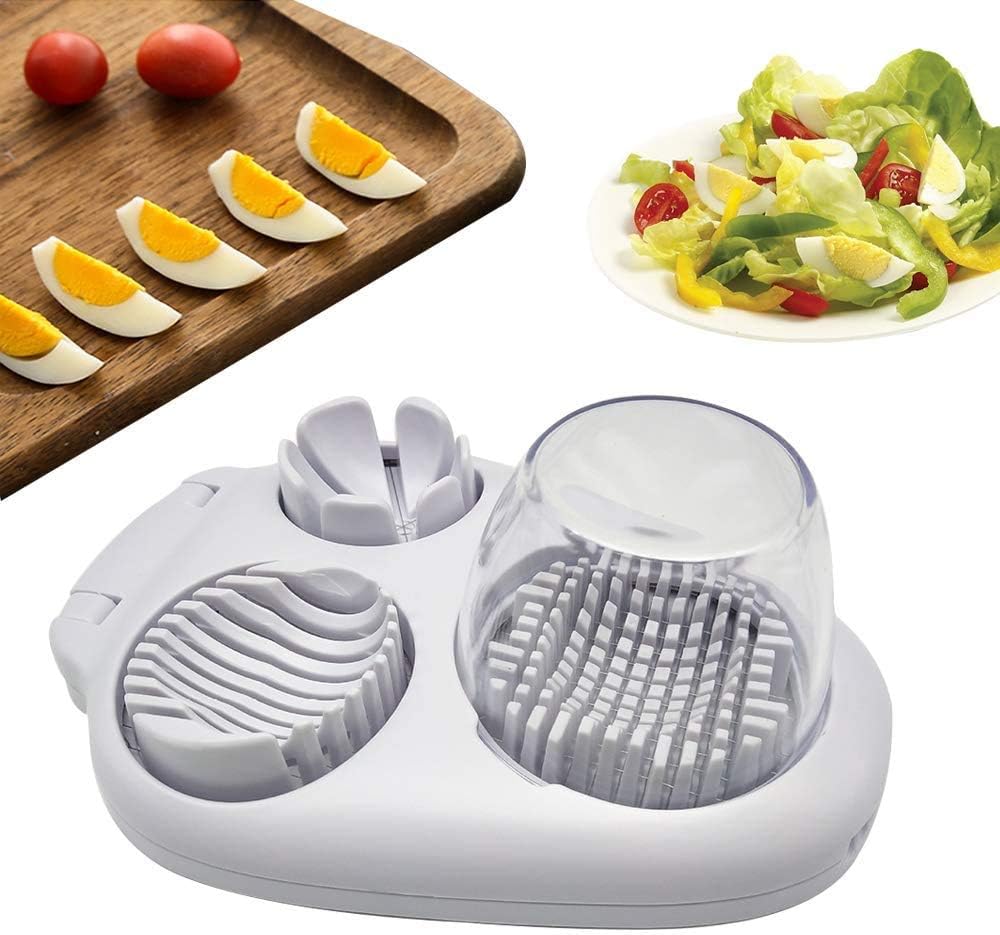 3-in-1 Eierschneider – Gemüse, Obst und Eier schneiden war noch nie so einfach