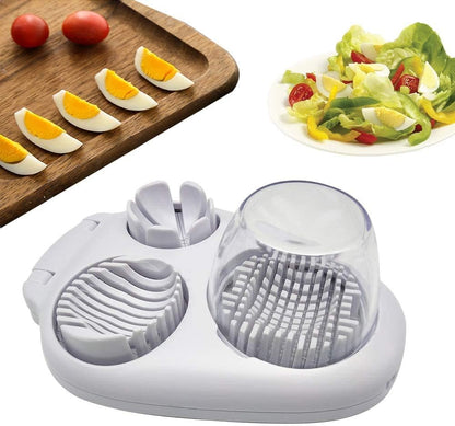 3-in-1 Eierschneider – Gemüse, Obst und Eier schneiden war noch nie so einfach