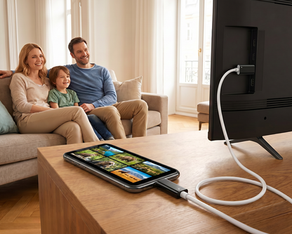 USB-C-auf-HDMI-Adapterkabel – Streamen, spielen und gleichzeitig laden – Für Switch, Smartphone und Tablet