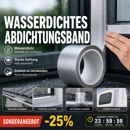 Universelles Dichtungsband – Wasserdicht und langlebig