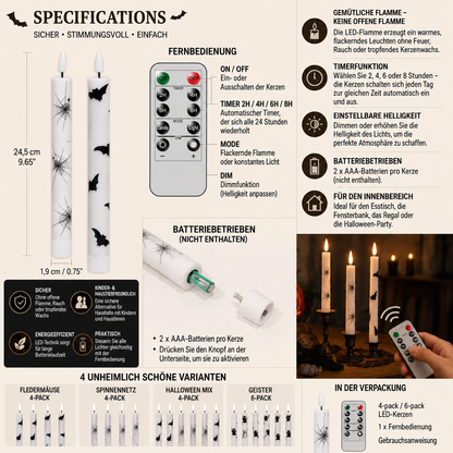 Halloween LED-Beleuchtung mit Fernbedienung