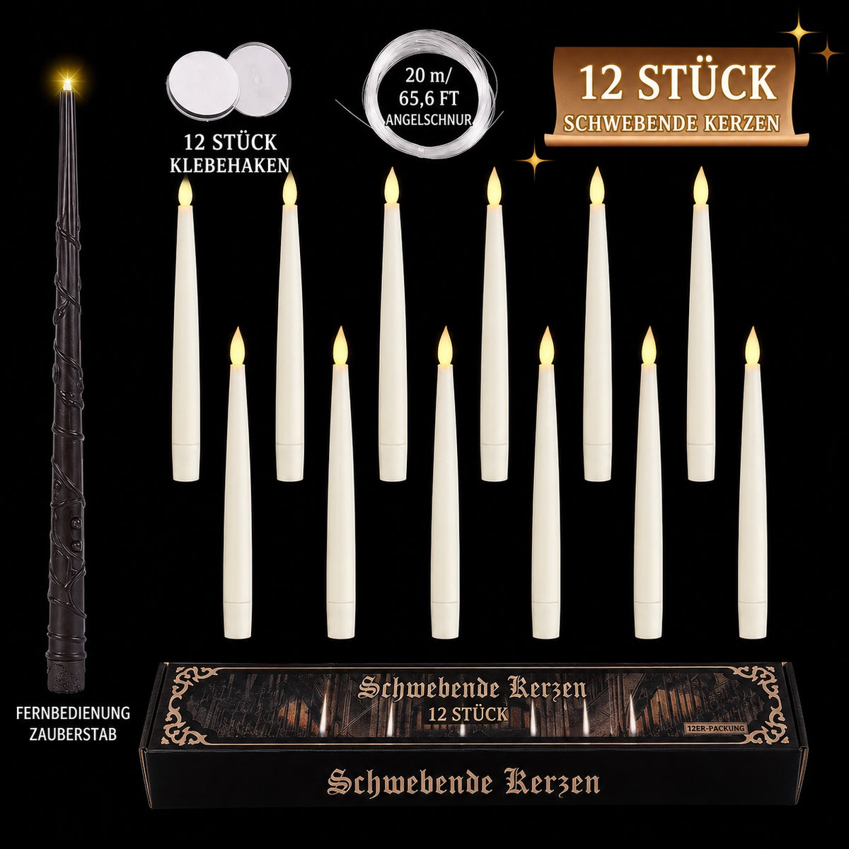 Schwebende Kerzen