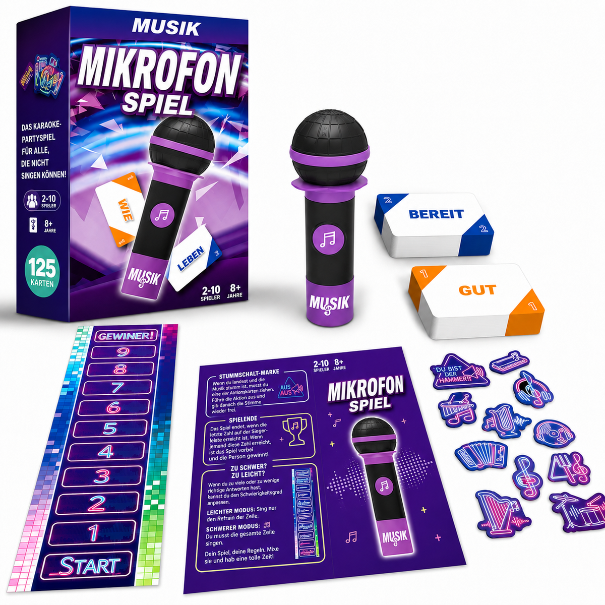 Musikmikrofon-Spiel – das Spiel, bei dem alle anfangen zu singen 🎤
