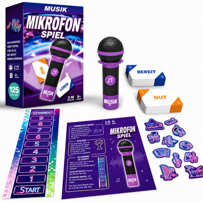 Musikmikrofon-Spiel – das Spiel, bei dem alle anfangen zu singen 🎤