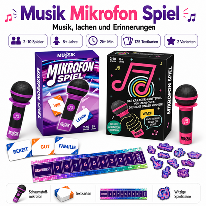 Musikmikrofon-Spiel – das Spiel, bei dem alle anfangen zu singen 🎤