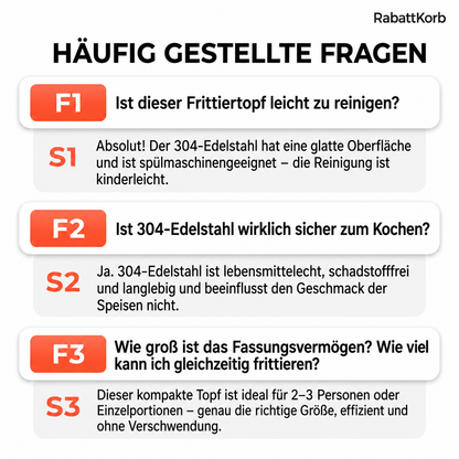 Multifunktionaler Frittiertopf – Frittieren, braten, kochen und schmoren in einem Topf