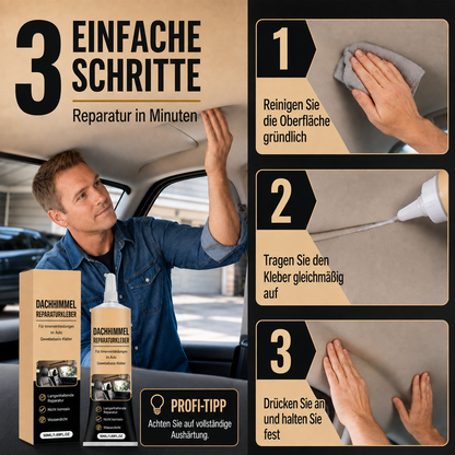 Kleber für die Reparatur des Autodachhimmels – starke Haftung für schnelle Innenraumreparaturen