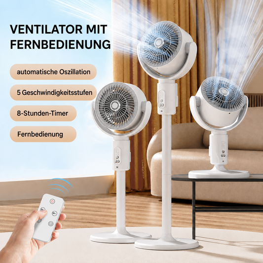 Motorisierter Standventilator