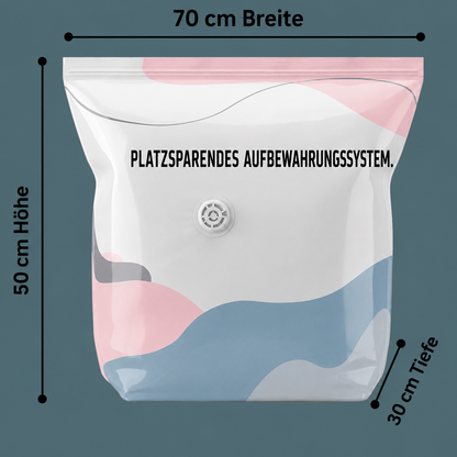 3D-Vakuum-Aufbewahrungsbeutel ohne Pumpe