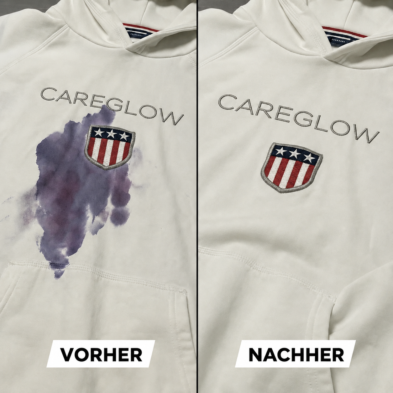 CareGlow™ Power – Entfernt Flecken, die andere Produkte nicht schaffen