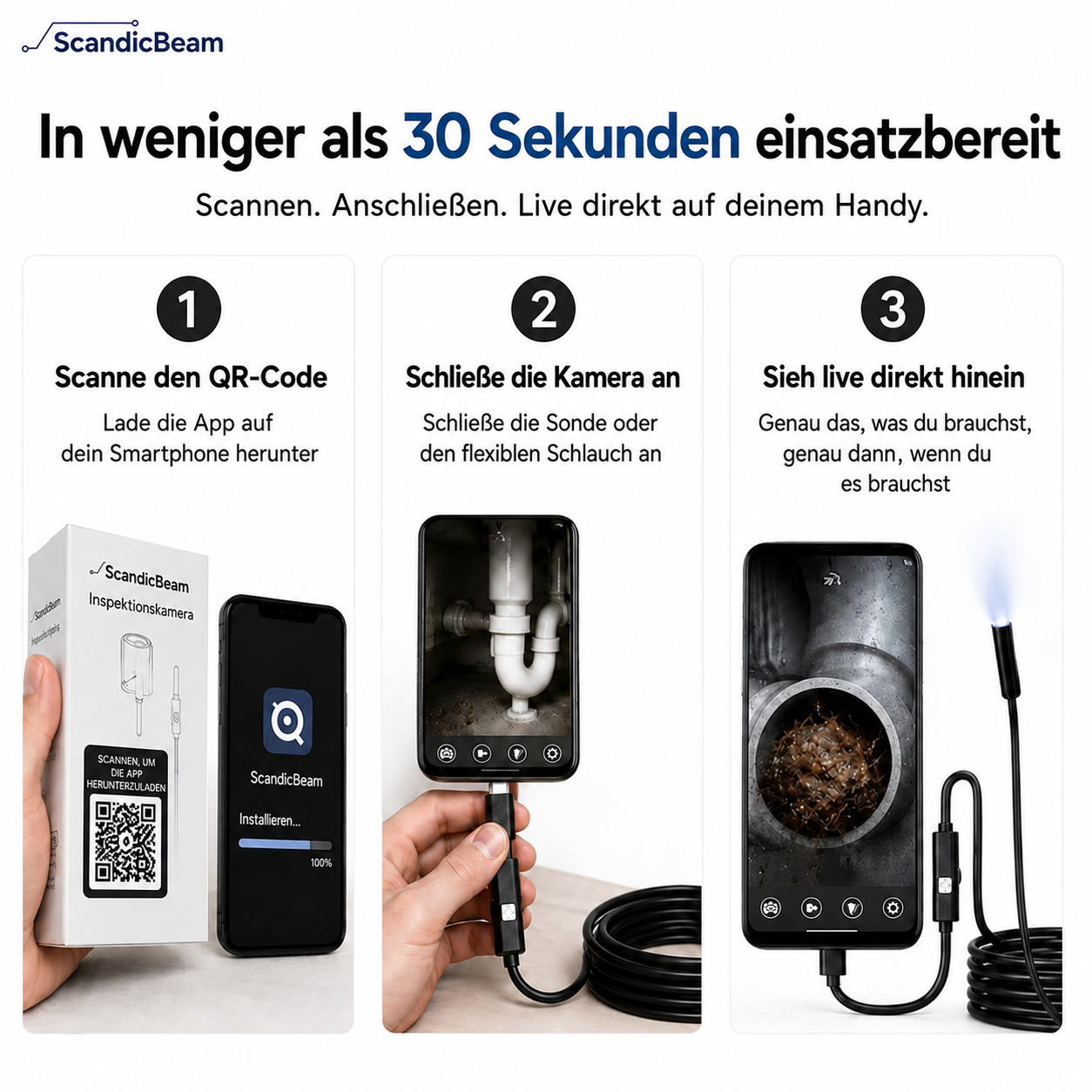 ClearBeam™ – Sehen Sie, was Sie normalerweise nie zu sehen bekommen