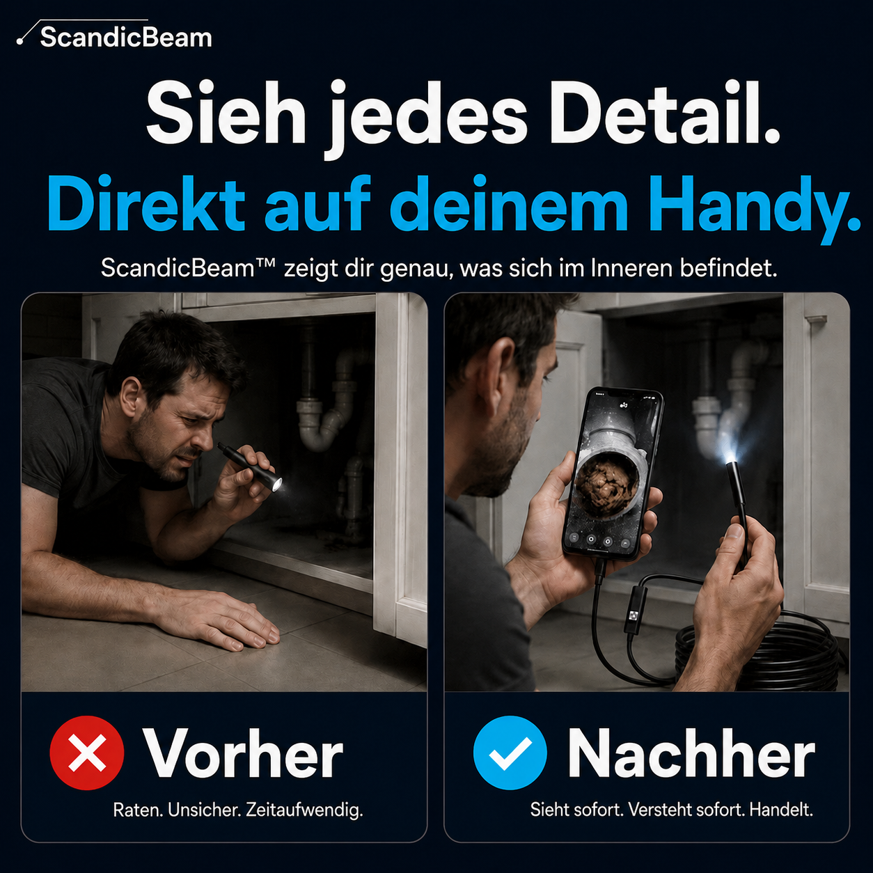 ClearBeam™ – Sehen Sie, was Sie normalerweise nie zu sehen bekommen