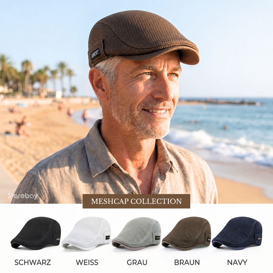 MeshCap | Lässige flache Kappe für Herren