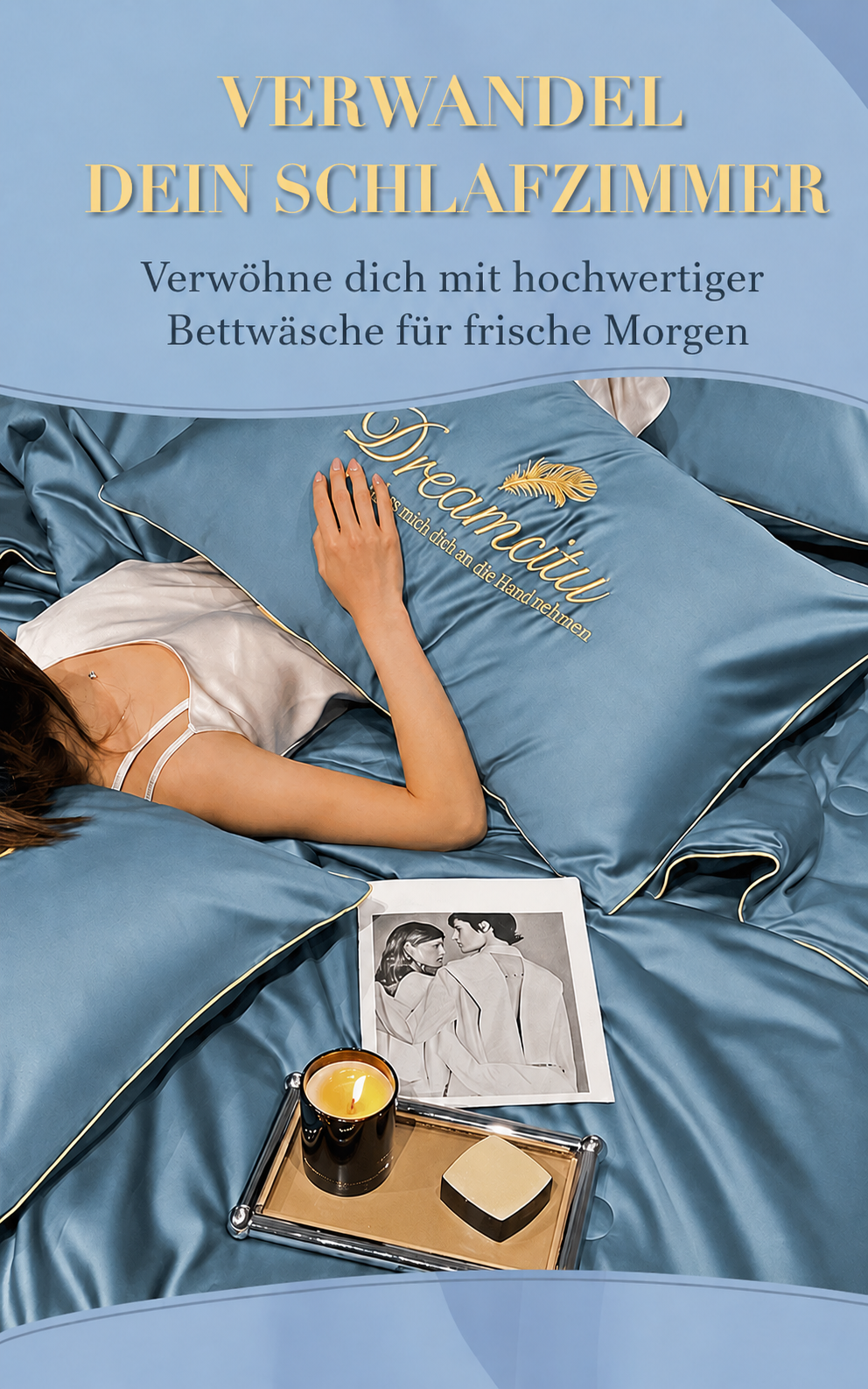 Kühlende Samtdecke