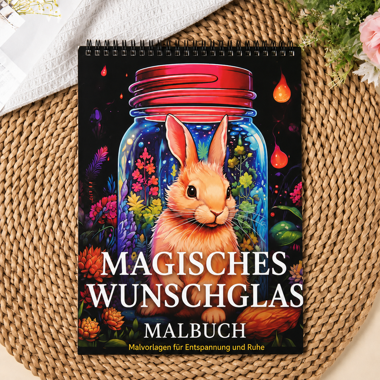 Achtsamkeits-Malvorlage