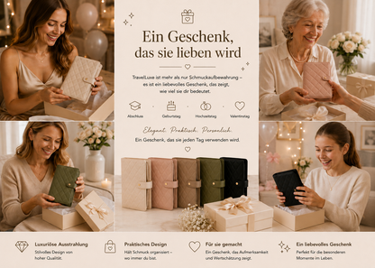 TravelLuxe – Schmuckaufbewahrungsbox für Alltag und Reisen