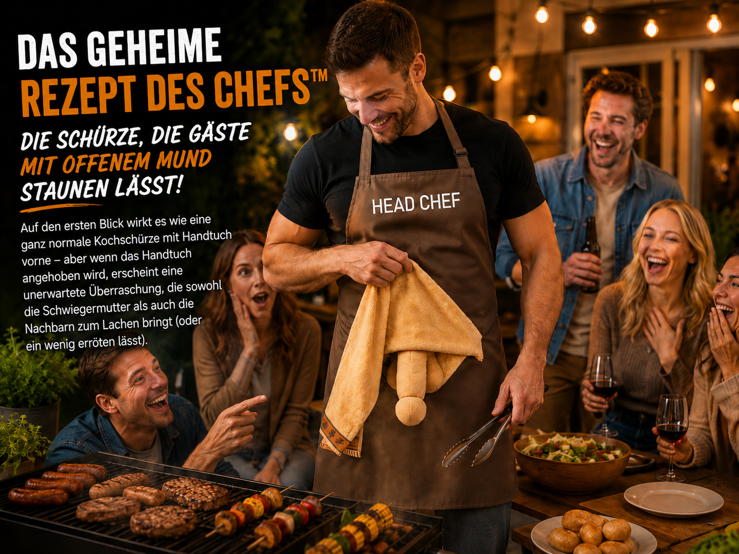 Das geheime Rezept des Küchenchefs – die Schürze, die Ihre Gäste verblüffen wird!