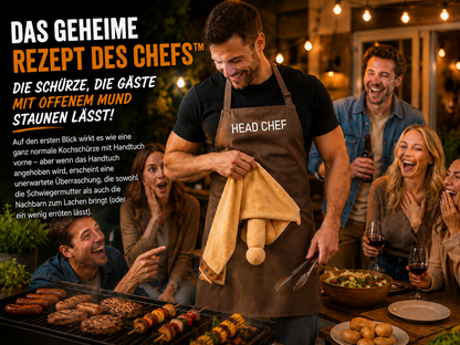 Das geheime Rezept des Küchenchefs – die Schürze, die Ihre Gäste verblüffen wird!