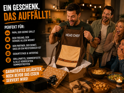 Das geheime Rezept des Küchenchefs – die Schürze, die Ihre Gäste verblüffen wird!