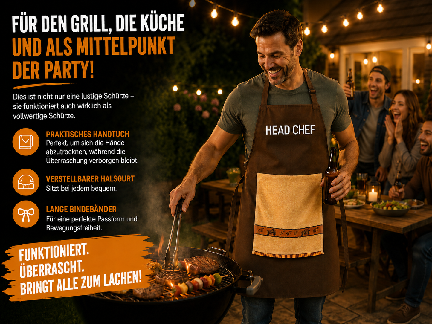 Das geheime Rezept des Küchenchefs – die Schürze, die Ihre Gäste verblüffen wird!
