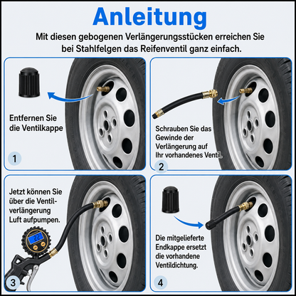 Universelle Ventilverlängerung