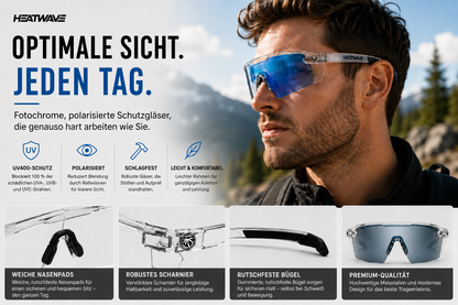 Sonnenbrille mit adaptiven Gläsern